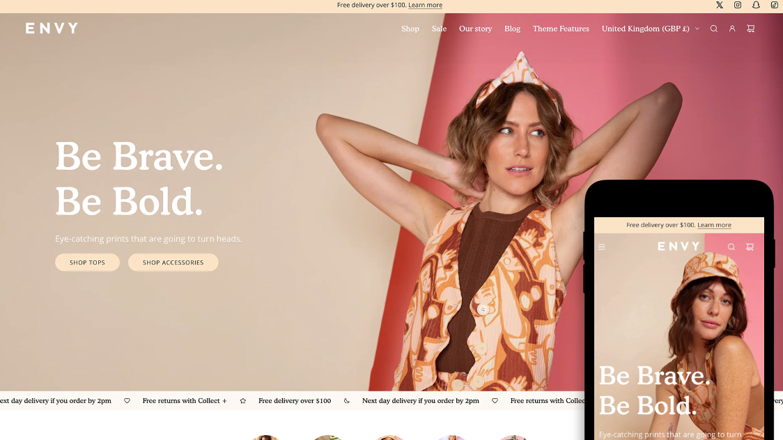 Envy is a multipurpose shopify theme
